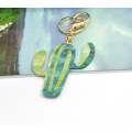 Fashion Resin Tree Style -Schlüsselkette für Frauen farbenfrohe Acrylschlüsselkäse Custom